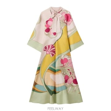 | Other Brand | 26SS ��������� Midi �巹�� in ��ũ  Vibrant floral ����Ʈ  ���̵� sleeves26SS ��������� Midi �巹�� in ��ũ  Vibrant floral ��