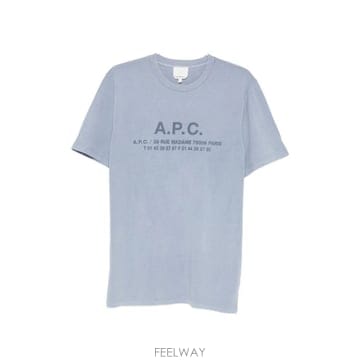 A.P.C. 26SS A P C  Organic ��ư T ���� with �ΰ� ����Ʈ COHBSH26570IAB TP57426SS A P C  Organic ��ư T ���� with �ΰ� ����Ʈ COHBS