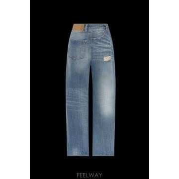 Maison Margiela 26FW �������������� Distressed ���̵� ���� ���� jeans in �̵�� ���� S52LA0243M26FW �������������� Distressed ���̵� ���� ���� jeans 