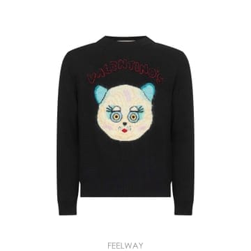 Valentino 25FW Valentino ���� ������ with Le Chat de la Maison patch 7V3KC325FW Valentino ���� ������ with Le Chat de la Maison p