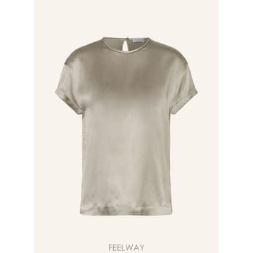 Brunello Cucinelli ���ڷ� ��ġ�ڸ� ���� ����콺 in ��ũ with decorative gems 100085838616000���ڷ� ��ġ�ڸ� ���� ����콺 in ��ũ with decorativ
