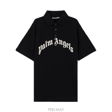 Palm Angels 26FW �ʿ����� CURVED �ΰ� ���� S S PMGB012S26FAB0021003 TP57707390326FW �ʿ����� CURVED �ΰ� ���� S S PMGB012S26FAB002100