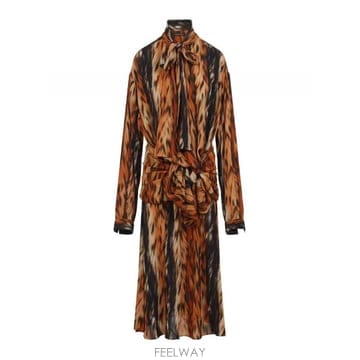 Balenciaga 25SS Balenciaga Balenciaga Knotted �巹�� 814346TRLD72135 TP57825SS Balenciaga Balenciaga Knotted �巹�� 814346TRLD72