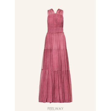 ULLA JOHNSON ��� ���� FREESIA ��ũ �巹�� with pleats 100308002518500 TP576220264��� ���� FREESIA ��ũ �巹�� with pleats 100308002518