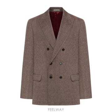 Brunello Cucinelli 26SS ���ڷ� ��ġ�ڸ� Double Breasted Tailored ���� MZ4087BPDC009 TP526SS ���ڷ� ��ġ�ڸ� Double Breasted Tailored ���� M