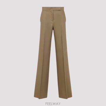 Max Mara 26SS �������� Pantaloni Badesse palazzo �������� in lino 2611131022626SS �������� Pantaloni Badesse palazzo �������� in li