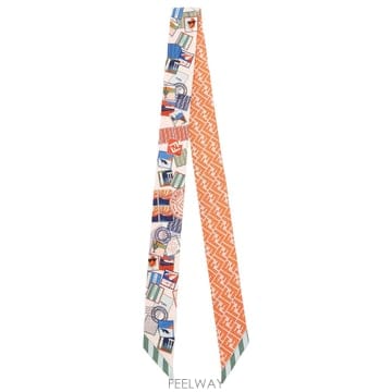 FENDI 26FW Fendi BANDEAU IN SETA STAMPATA ��Ƽ �÷� FXT011B13FF1VHL TP26FW Fendi BANDEAU IN SETA STAMPATA ��Ƽ �÷� FXT011B1