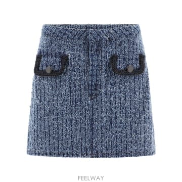 Self Portrait 24FW Self portrait Textured ���� ��ĿƮ PF24826SKBLBLUE TP572374824FW Self portrait Textured ���� ��ĿƮ PF24826SKBLBLU