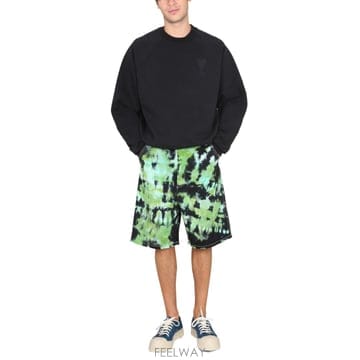 Ami 23SS �ƹ� BERMUDA ���� WITH Ÿ�� DYE PATTERN USO600631301 TP57189723SS �ƹ� BERMUDA ���� WITH Ÿ�� DYE PATTERN USO600631
