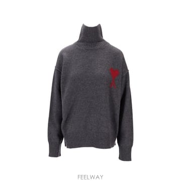 Ami 26FW AMI PULL COL CHEMINEE DE COEUR UKS839018084 TP57047934726FW AMI PULL COL CHEMINEE DE COEUR UKS839018084 TP570