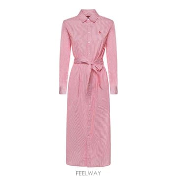 Ralph Lauren 26SS ���� ���� �η� Striped ���� �巹�� With ��Ʈ 211A96362003 TP5718462526SS ���� ���� �η� Striped ���� �巹�� With ��Ʈ 211A