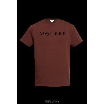 Alexander Mcqueen 26SS �˷���� ���� T ���� with a �ΰ� �� a velvety finish 847750QTAD50626SS �˷���� ���� T ���� with a �ΰ� �� a velvety fin