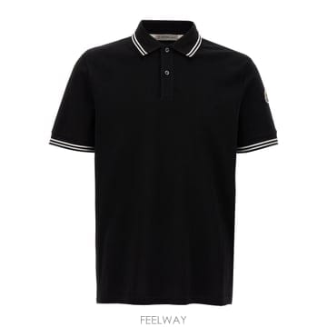 Moncler 25FW Moncler ��ư pique ���� ���� with striped hemline K10918A000025FW Moncler ��ư pique ���� ���� with striped hemline