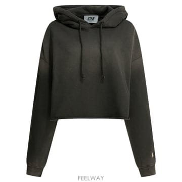 Golden Goose 26SS ��籸�� Felpa con cappuccio ��籸�� in cotone stampato GWP02626SS ��籸�� Felpa con cappuccio ��籸�� in cotone s