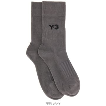 Yohji Yamamoto 25FW Y 3 Ŭ���� CREW �縻 KB6837GRANIT TP57621557925FW Y 3 Ŭ���� CREW �縻 KB6837GRANIT TP576215579