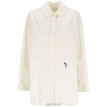 Palm Angels 23FW �ʿ����� ���� WITH EMBROIDERED �ΰ� PWGE004F23FAB0010410 TP579223FW �ʿ����� ���� WITH EMBROIDERED �ΰ� PWGE004F23FAB
