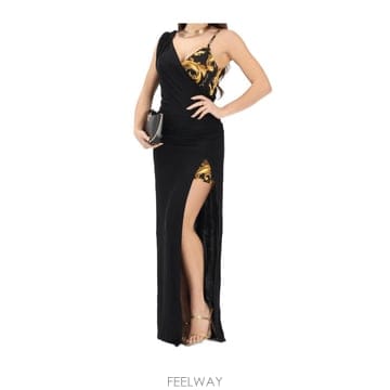 Versace 26SS ������ü ���� �巹�� 80HAO912JS533G89 TP57484027026SS ������ü ���� �巹�� 80HAO912JS533G89 TP574840270
