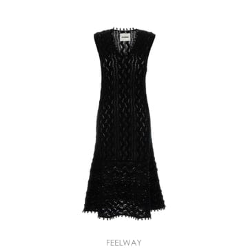JIL SANDER 26SS ������ Abito in cotone nero J02CT0560J15476001 TP57049673026SS ������ Abito in cotone nero J02CT0560J15476001 TP