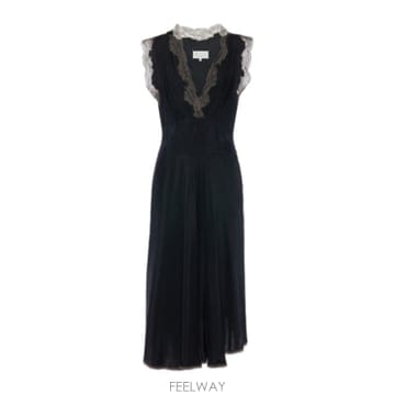 Maison Margiela 26SS �������������� ��ũ Midi �巹�� S51DD0058M35798900 TP57316063226SS �������������� ��ũ Midi �巹�� S51DD0058M3579890