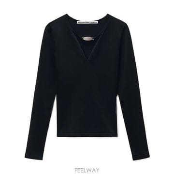 Alexander Wang �˷������ LS V �� PULLOVER WITH CRYSTAL ��LACE 1KC1261095001 TP571�˷������ LS V �� PULLOVER WITH CRYSTAL ��LACE 1KC126
