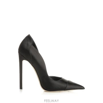 Jimmy Choo 26SS ������ Brigitte decollete in ���� satin BRIGITTE120SATBLACK26SS ������ Brigitte decollete in ���� satin BRIGITTE1