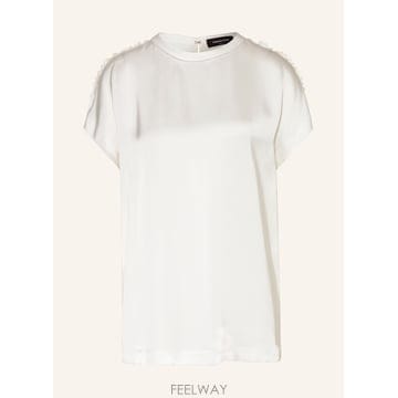 Fabiana Filippi �ĺ�Ƴ� �ʸ��� ����콺 ž with ruffles 100168812011000 TP576257977�ĺ�Ƴ� �ʸ��� ����콺 ž with ruffles 1001688120110