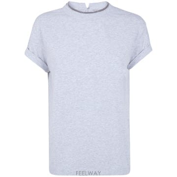 Brunello Cucinelli 26SS ���ڷ� ��ġ�ڸ� ROUND �� T ���� M0T18BD200098C8003 TP57554700626SS ���ڷ� ��ġ�ڸ� ROUND �� T ���� M0T18BD200098C8