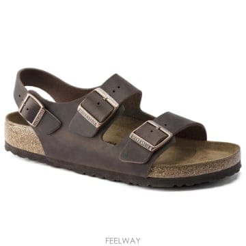 Birkenstock BIRKENSTOCK SANDALI MILANO OILED ���� 0348732026MARRONE TP5760BIRKENSTOCK SANDALI MILANO OILED ���� 0348732026MARRON