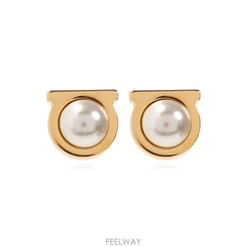 Ferragamo ����䷹ ��󰡸� �ΰ� earrings 760121STUDGPEARL696454STUDGANCIOPERLAC����䷹ ��󰡸� �ΰ� earrings 760121STUDGPEARL696454