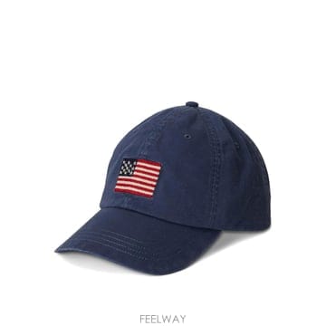 Ralph Lauren 26SS ���� ���� �η� ���� ��ư ���̽��� Cap With Flag 710A13271001 TP57555126SS ���� ���� �η� ���� ��ư ���̽��� Cap With Flag 7