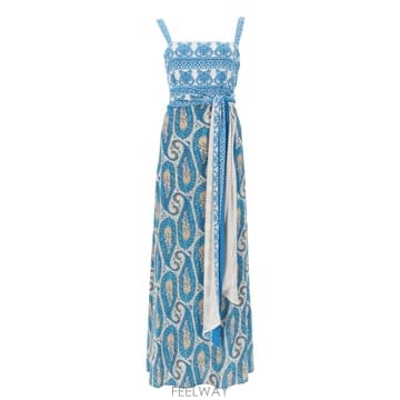 ETRO 26SS Etro Patterned �巹�� with decorative shawl WRHA058499IPD326SS Etro Patterned �巹�� with decorative shawl WRHA0