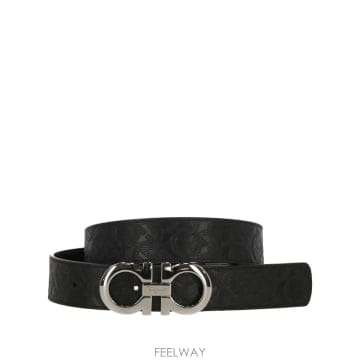 26SS 살바토레 페라가모 Gancini Reversible 레더 벨트 675542724127 TP57237