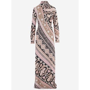 Emilio Pucci 26SS ���и���Ǫġ Soleil ����Ʈ chemisier �巹�� 6HJI656H887063 TP57400926SS ���и���Ǫġ Soleil ����Ʈ chemisier �巹�� 6HJI6