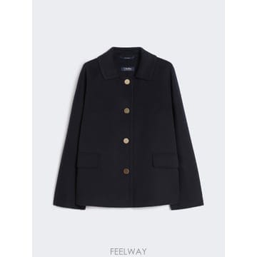 Max Mara 26SS �������� Giacca corta in lana e ĳ�ù̾�   BLU NOTTE 904107610626SS �������� Giacca corta in lana e ĳ�ù̾�   BLU NO