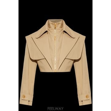 Balmain 26SS Balmain ��Ʈ ���� with stand �� collar GF1TK035CG430AN TP57126SS Balmain ��Ʈ ���� with stand �� collar GF1TK035CG