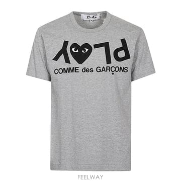 Comme des Garcons 25SS �ĵ������� �ΰ� ��ư T ���� AXT0821 TP57039258125SS �ĵ������� �ΰ� ��ư T ���� AXT0821 TP570392581