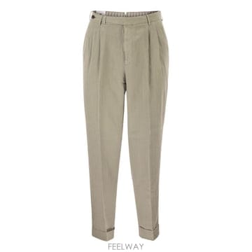 | Other Brand | 26SS ��Ƽ�丮�� Carrot trousers in lyocell �� linen blend COZTCLZB26SS ��Ƽ�丮�� Carrot trousers in lyocell �� linen bl