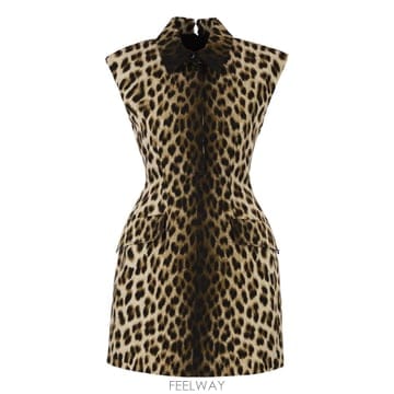 Sportmax 26SS ������ �ƽ� SPXLONZA   ��ư �̴� �巹�� with animal ����Ʈ 2612221182626SS ������ �ƽ� SPXLONZA   ��ư �̴� �巹�� with anim