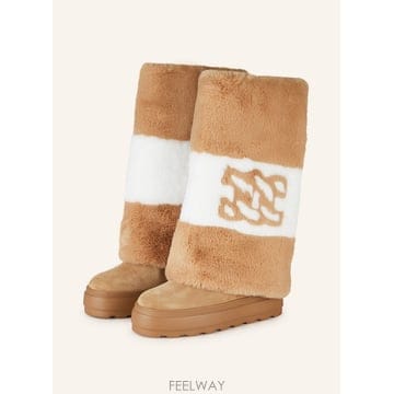 까사데이 플랫폼 부츠 faux fur