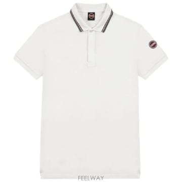 COLMAR COLMAR ���� UOMO PIQUET TRICOLORE MU7663R7XH01BIANCO TP5759661COLMAR ���� UOMO PIQUET TRICOLORE MU7663R7XH01BIANCO T