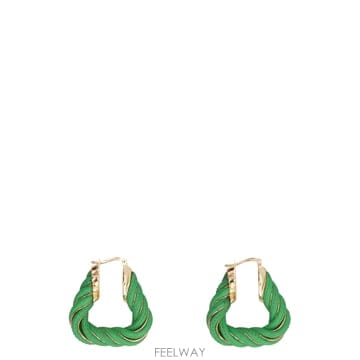 Bottega Veneta 23SS ���װ�����Ÿ Ʈ����Ʈ triangle hoop earrings 732157VAHUA3708 TP5723SS ���װ�����Ÿ Ʈ����Ʈ triangle hoop earrings 7321
