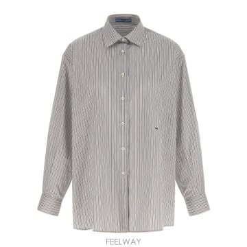 PRADA 26SS ����� DOUBLE STRIPE ��ư POPLIN ���� P493IRSOOO18RGF0S4M TP5726SS ����� DOUBLE STRIPE ��ư POPLIN ���� P493IRSOOO1