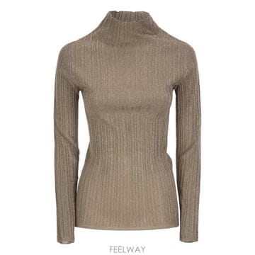 Fabiana Filippi 26FW �ĺ�Ƴ� �ʸ��� Ribbed lurex ��Ʋ�� ������ in viscose MAD216F085M25626FW �ĺ�Ƴ� �ʸ��� Ribbed lurex ��Ʋ�� ������ in vis
