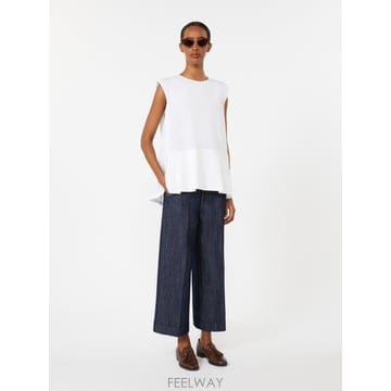Max Mara 26SS �������� ž in popeline di cotone   BIANCO 9161016306060SMMB26SS �������� ž in popeline di cotone   BIANCO 916101