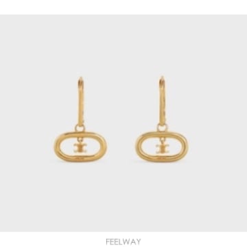 CELINE 24SS Celine TRIOMPHE MOBILE earrings 46X556BRA35OR TP572374124SS Celine TRIOMPHE MOBILE earrings 46X556BRA35OR TP5