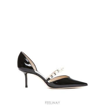 Jimmy Choo 21FW ������ SCARPE CON TACCO AURELIE65XKMBLACKWHITE TP57215360221FW ������ SCARPE CON TACCO AURELIE65XKMBLACKWHITE TP