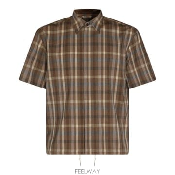 AURALEE 26SS Auralee ���� ���� A26SS02TCTOPBROWNCHECK TP57482606126SS Auralee ���� ���� A26SS02TCTOPBROWNCHECK TP574826
