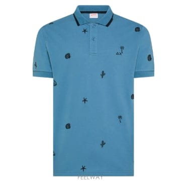 | Other Brand | SUN68 ���� UOMO PIQUET RICAMI A36126AZZURRO TP576214729SUN68 ���� UOMO PIQUET RICAMI A36126AZZURRO TP57621472