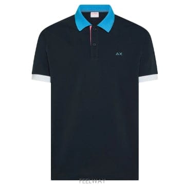| Other Brand | SUN68 ���� UOMO COLLETTO A CONTRASTO A36116BLU TP576214718SUN68 ���� UOMO COLLETTO A CONTRASTO A36116BLU TP57621