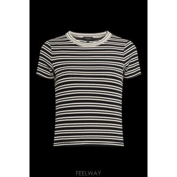 Rag & Bone 26SS RAG   �� ž with a striped pattern RE8526ST1LW0IVBLKM TP526SS RAG   �� ž with a striped pattern RE8526ST1LW0IV